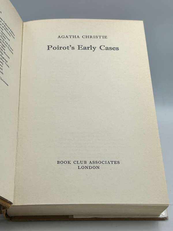 Poirot's Early Cases by Agatha Christie 1974