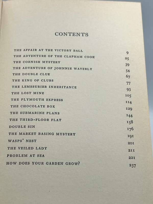 Poirot's Early Cases by Agatha Christie 1974