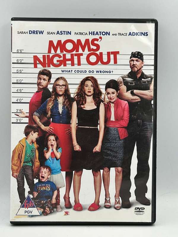 Moms' Night Out DVD -  Sarah Drew, Sean Astin, Patricia Heaton and Trace Adkins.