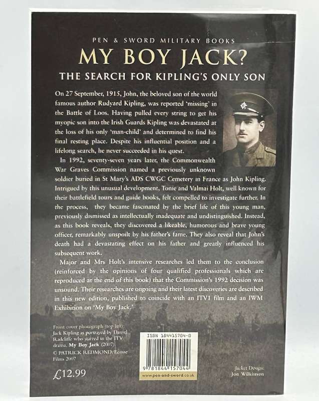 My Boy Jack? The Search for Kipling's Only Son ~ Tonie & Valmai Holt