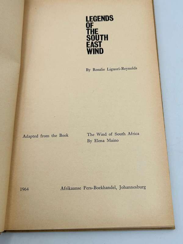 Legends of the South East Wind by Rosalie Liguori-Reynolds