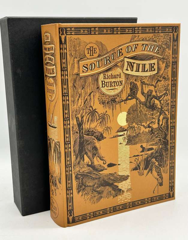 The Source of the Nile - Richard Burton | The Lake Regions of Central Africa | Folio Society