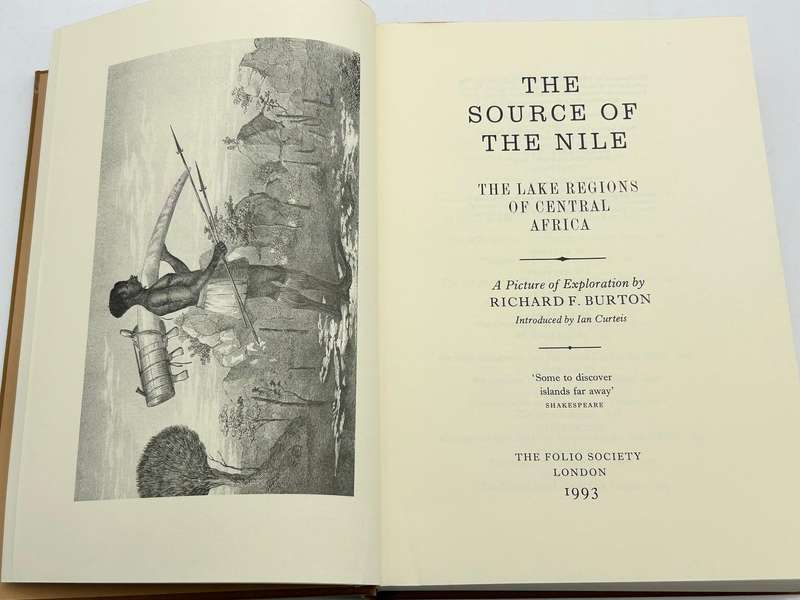The Source of the Nile - Richard Burton | The Lake Regions of Central Africa | Folio Society