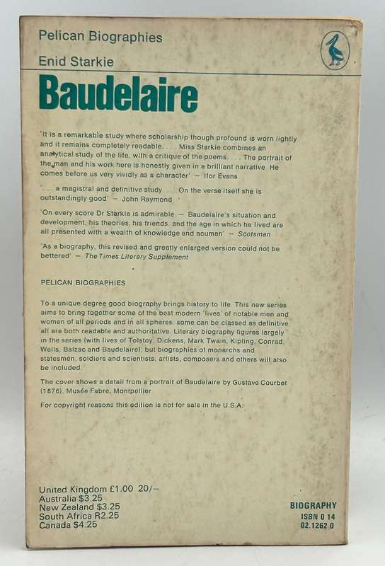 Baudelaire by Enid Starkie