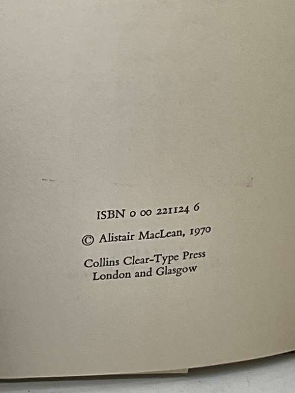 Alistair Maclean ~ Caravan to Vaccares | Hard cover in good condition | First edition