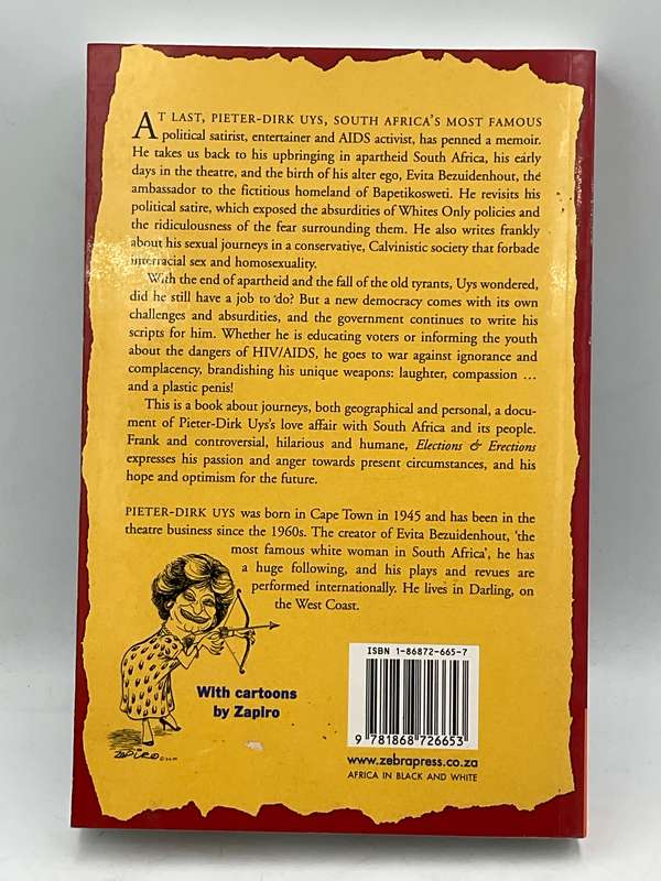 Elections and Erections - Pieter-Dirk Uys | A Memoir of Fear and Fun