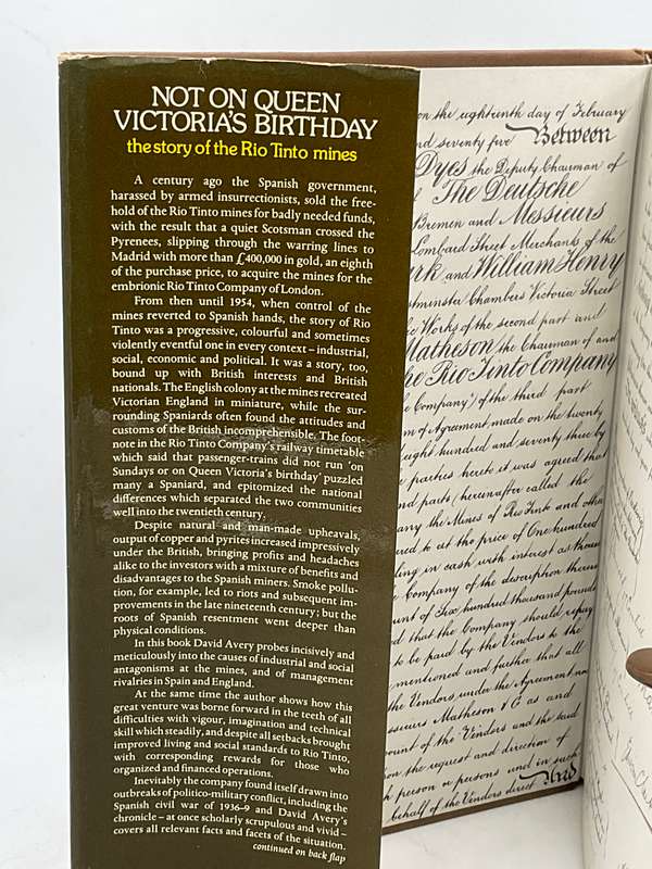 Not on Queen Victorias Birthday - David Avery | The Story of the Rio Tinto Mines