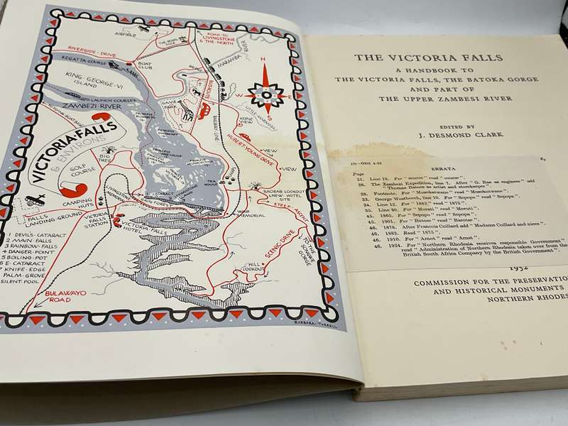 The Victoria Falls Illustrated. Edited by J  Desmond Clark