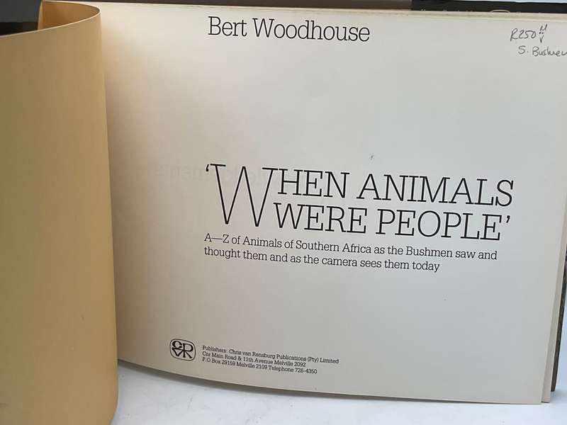When Animals Were People - Bert Woodhouse