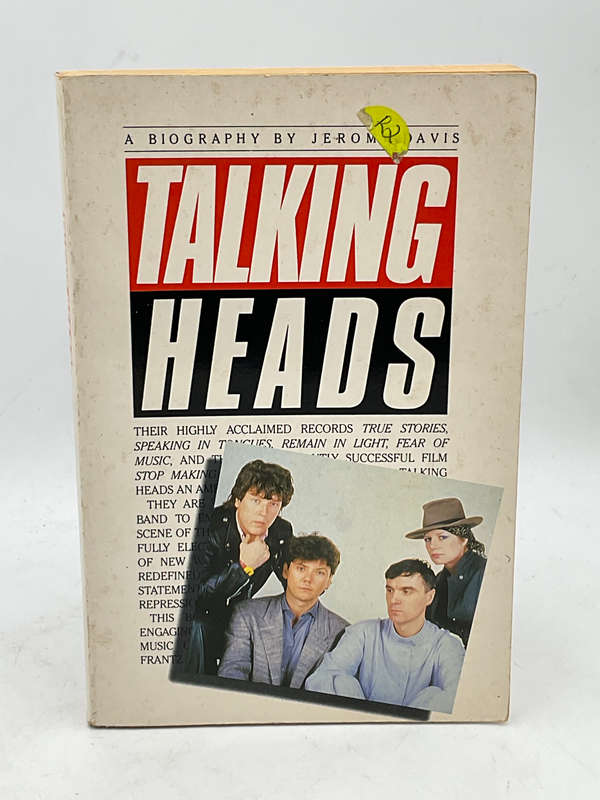 Talking Heads by Jerome Davis Scarce Omnibus Press 1986