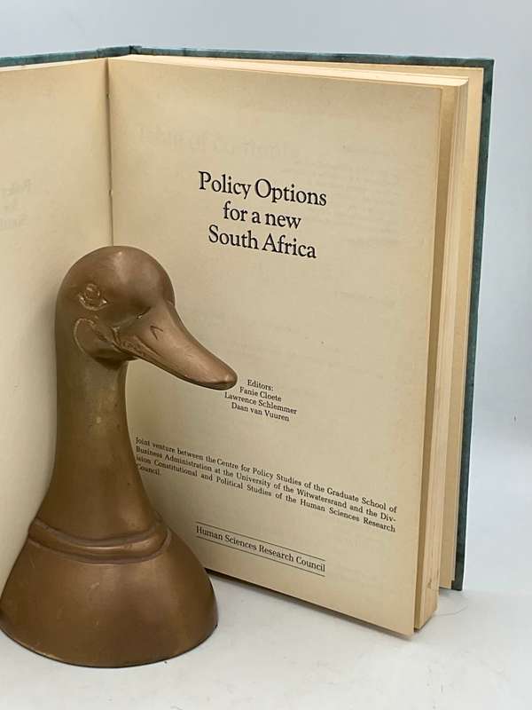 Policy Options for a New South Africa | Edited by Fanie Cloete, Lawrence Schlemmer & Daan van Vuuren