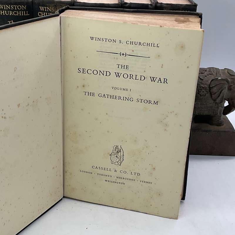 Winston Churchill ~ The Second World War 6 Volumes | Five First Editions