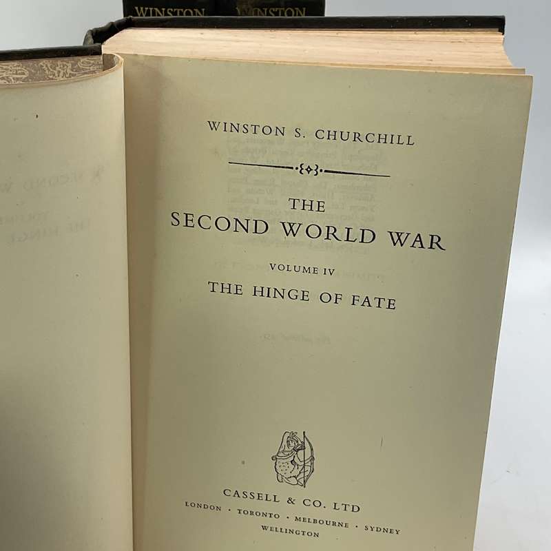 Winston Churchill ~ The Second World War 6 Volumes | Five First Editions