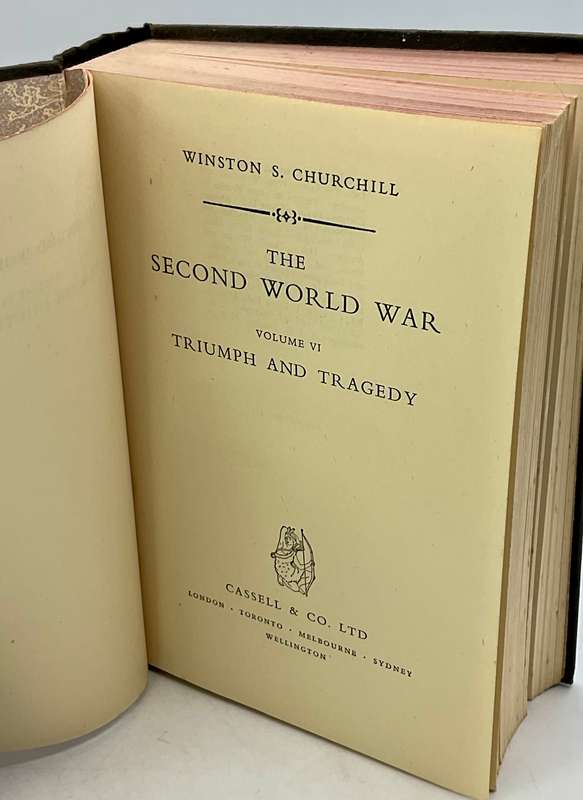 Winston Churchill ~ The Second World War 6 Volumes | Five First Editions
