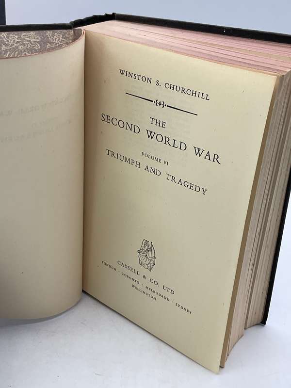 Winston Churchill ~ The Second World War 6 Volumes | Five First Editions