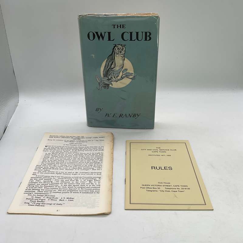 The Owl Club 1894-1950 by WE Ranby