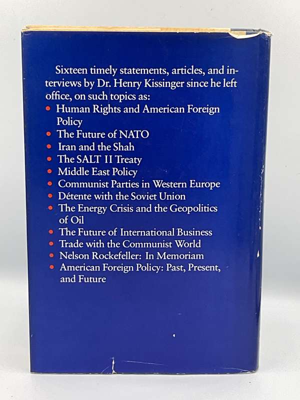 Henry Kissinger ~ For the Record: Selected Statements 1977-1980