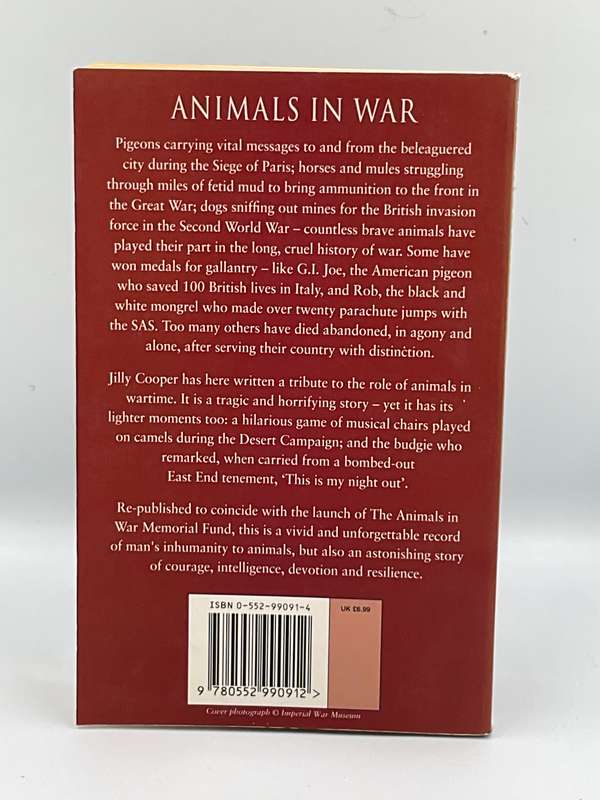 Animals in War by Jilly Cooper | Corgi, 2000