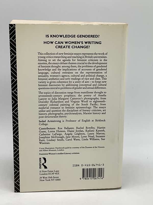 New Feminist Discourses: Critical Essays on Theories and Texts - Isobel Armstrong