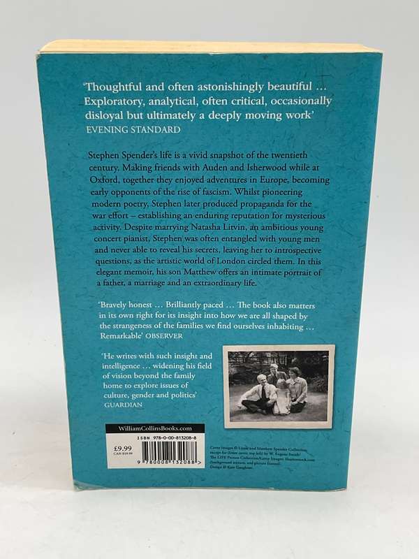 A House in St John`s Wood: In Search of My Parents by Matthew Spender