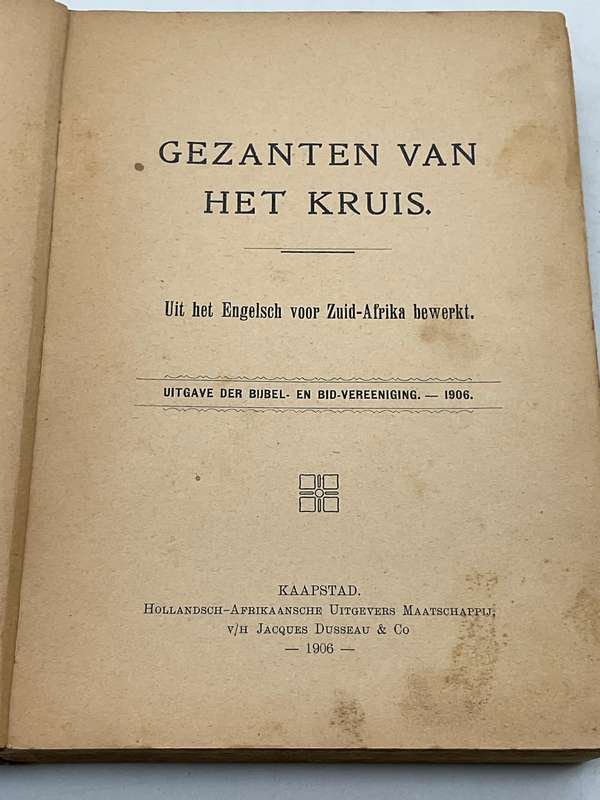 De Gezanten van Het Kruis - 1906 | Uit het Engelsch voor Zuid-Afrika bewerkt