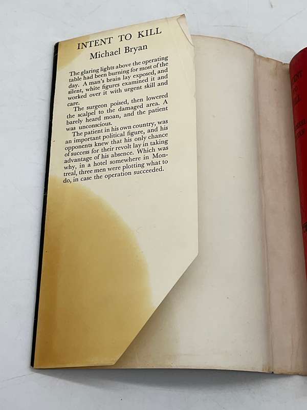 Intent to Kill by Michael Bryan Pseudonym for Brian Moore 1956 | Scarce and valuable