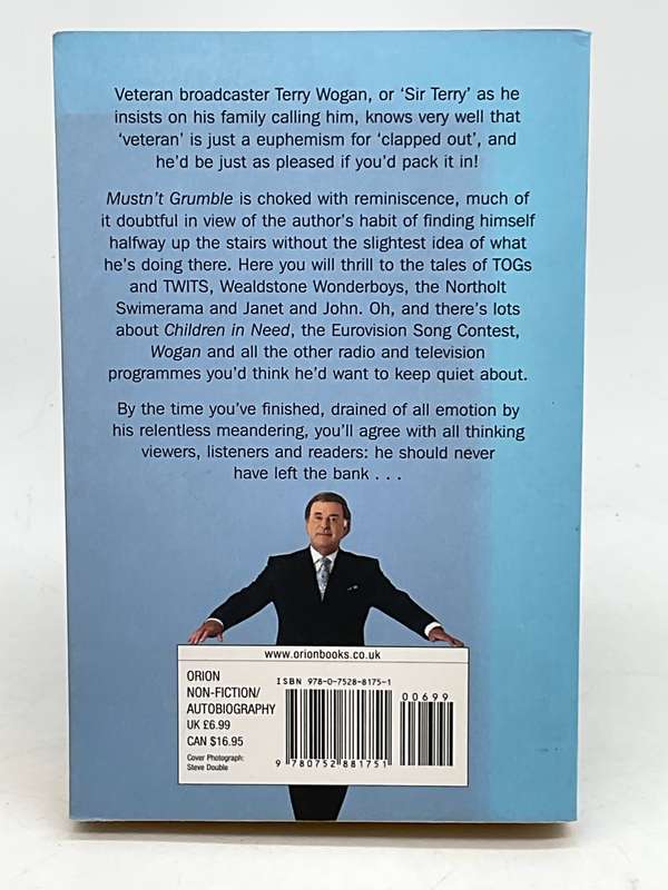 Mustn't Grumble by Sir Terry Wogan, OBE