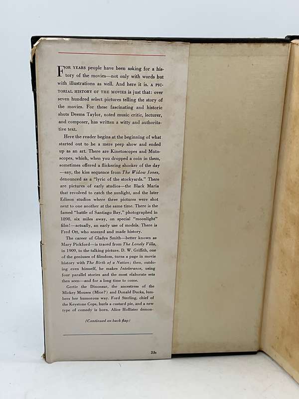 A Pictorial History of the Movies by  Deems Taylor | Simon and Schuster, 1949