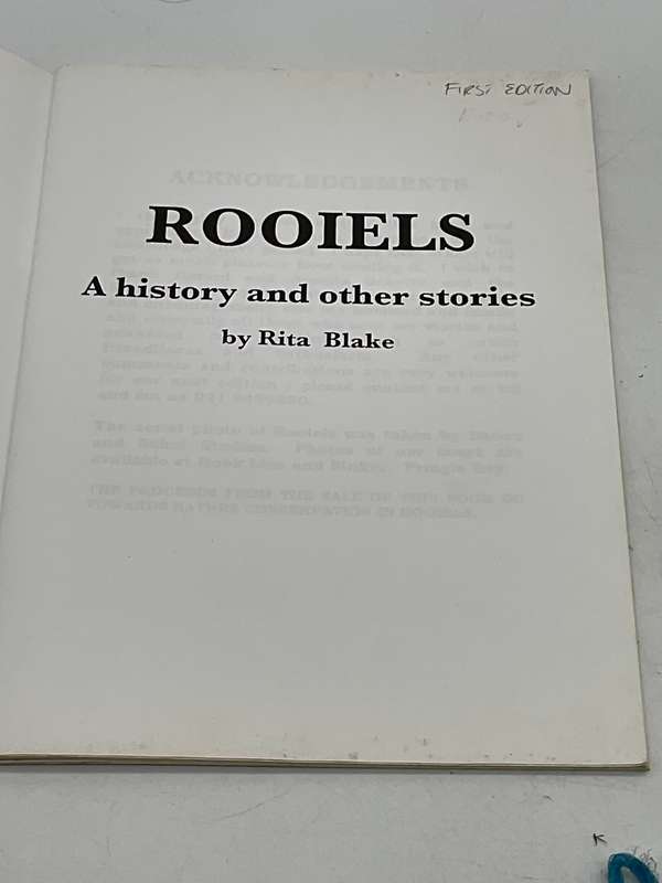 Rooiels ~ A History and other Stories by Rita Blake