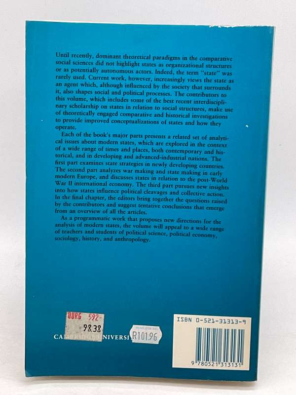 Bringing the State Back In - Peter B Evans | Cambridge University Press, 1990