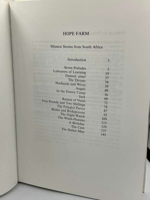 Hope Farm ~ Mission Stories from South Africa by August & Oskar Prozesky | Signed by Oskar