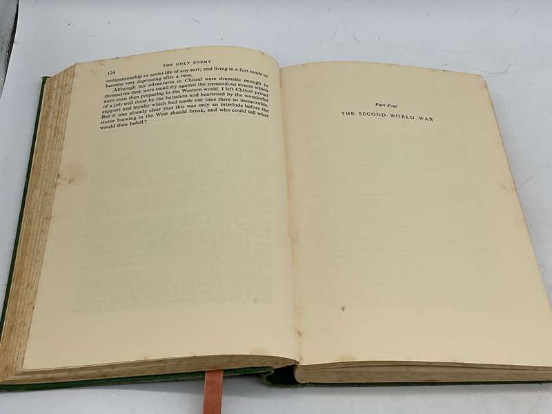 The Only Enemy ~ Autobiography of Brigadier Sir John Smyth V. C. | First Edition Hutchinson, 1959