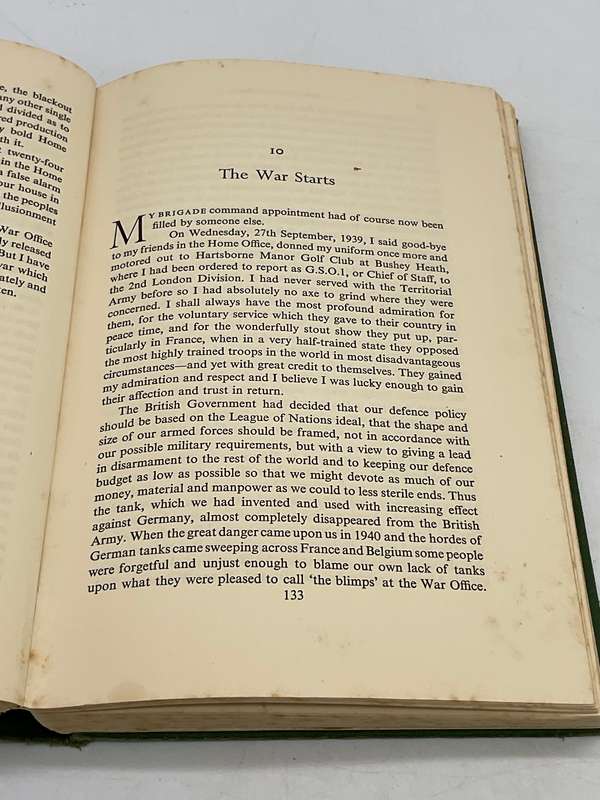 The Only Enemy ~ Autobiography of Brigadier Sir John Smyth V. C. | First Edition Hutchinson, 1959