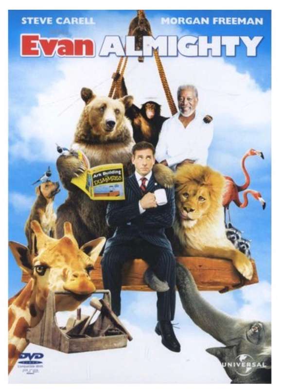 Evan Almighty DVD Steve Carell & Morgan Freeman