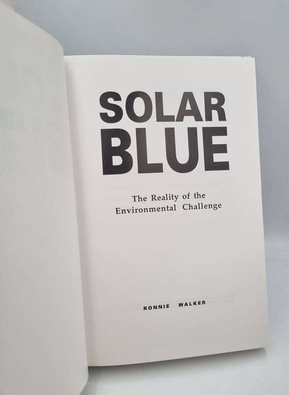 Solar Blue - Ronnie Walker | Signed First Edition