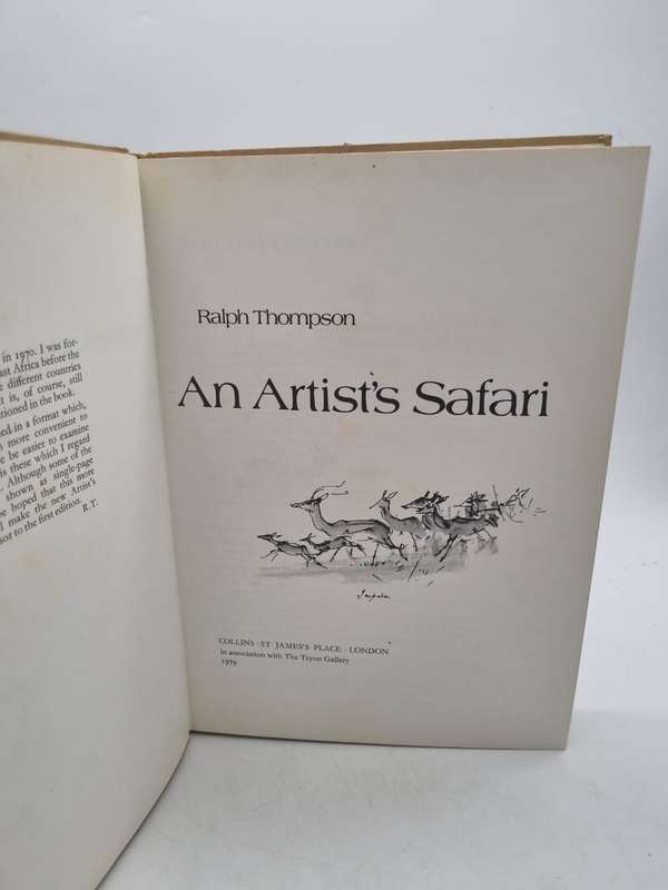 An Artist's Safari by Ralph Thompson