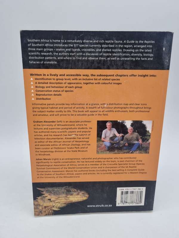 A Guide to the Reptiles of Southern Africa - Graham Alexander & Johan Marais
