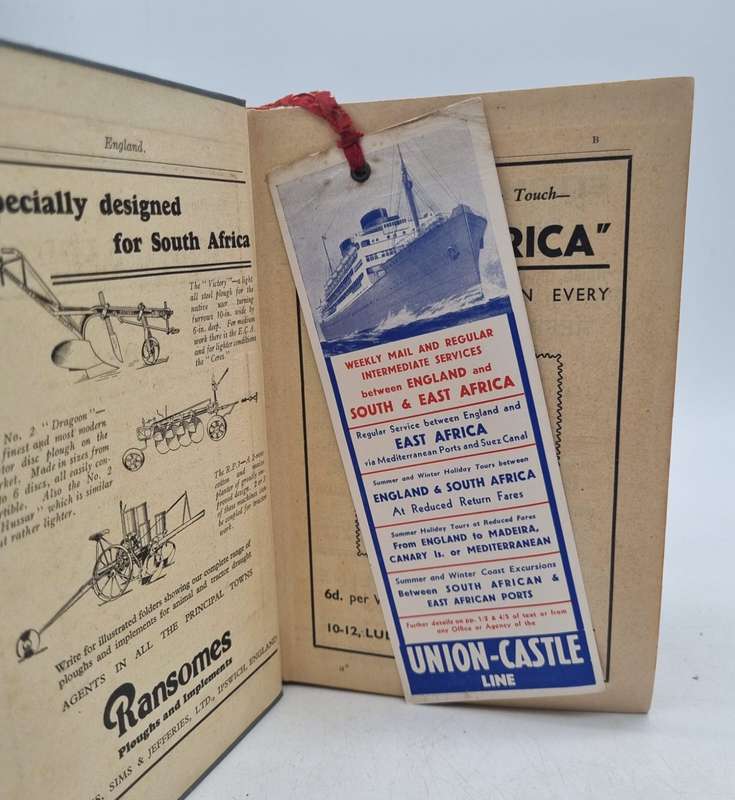 The South And East African Year Book And Guide For 1939 With Atlas