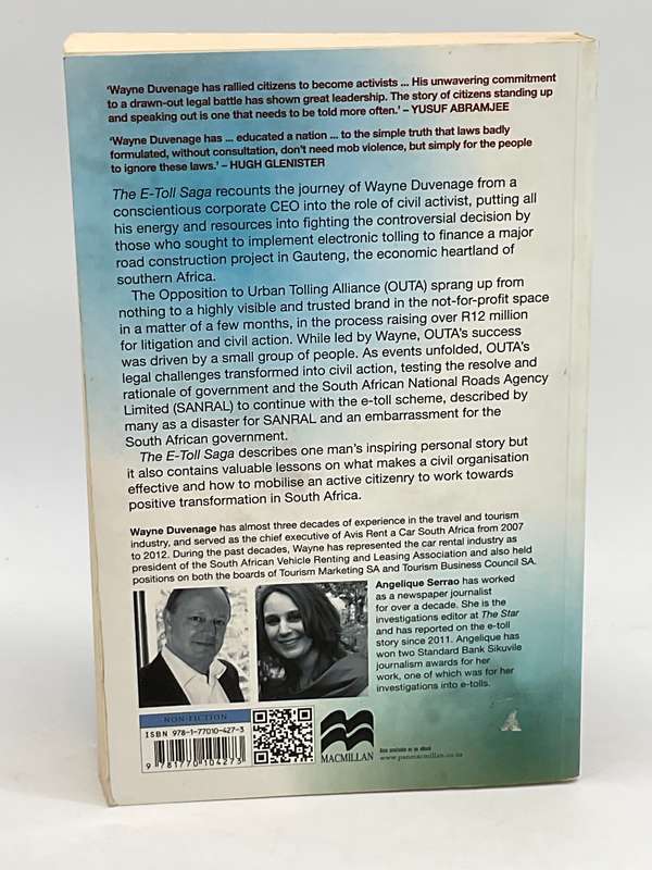 The E-Toll Saga | A Journey from CEO to Civil Activist by Wayne Duvenage and Angelique Serrao