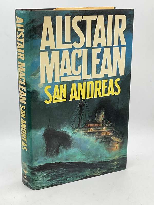 Alistair Maclean ~ San Andreas | Hardcover with dust jacket, fair condition | First edition