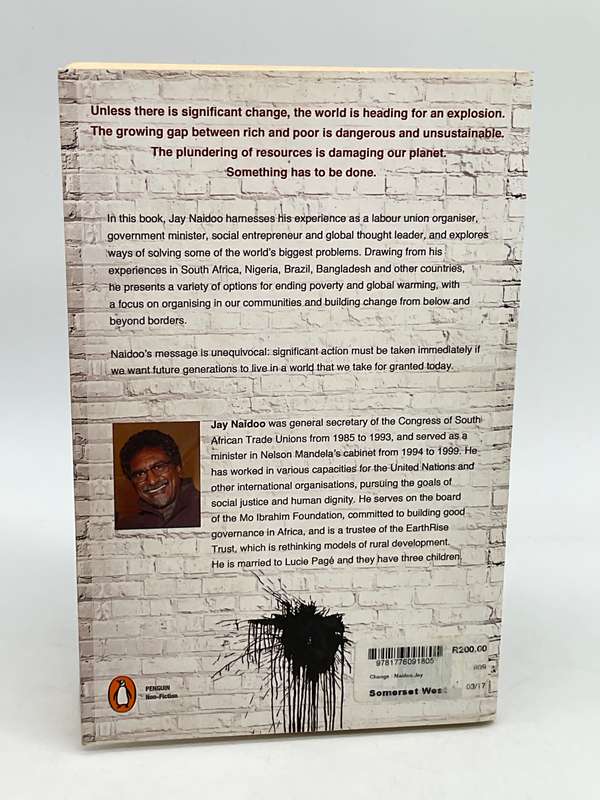 Change: Organizing Tomorrow, Today - Jay Naidoo