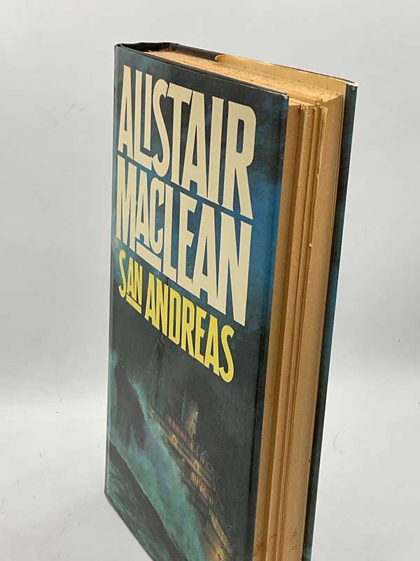 Alistair Maclean ~ San Andreas | Hardcover with dust jacket, fair condition | First edition