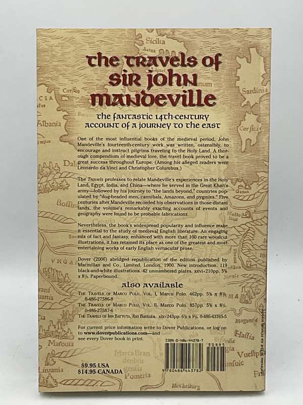 The Travels of Sir John Mandeville: The Fantastic 14th-Century Account of a Journey to the East