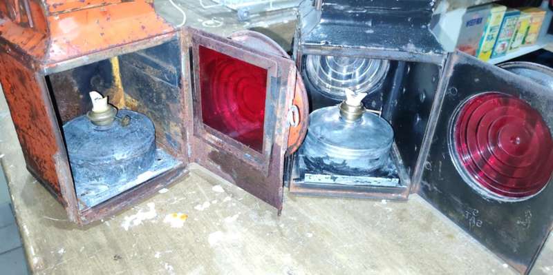 Antique Railway Lamps