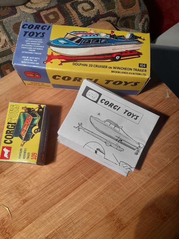 CORGI  reproduction boxes for sale both these boxes come with instructions
