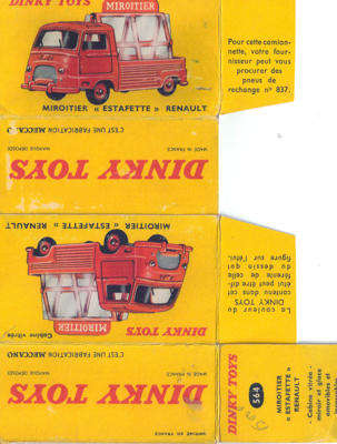Dinky Reproduction   boxes for sale