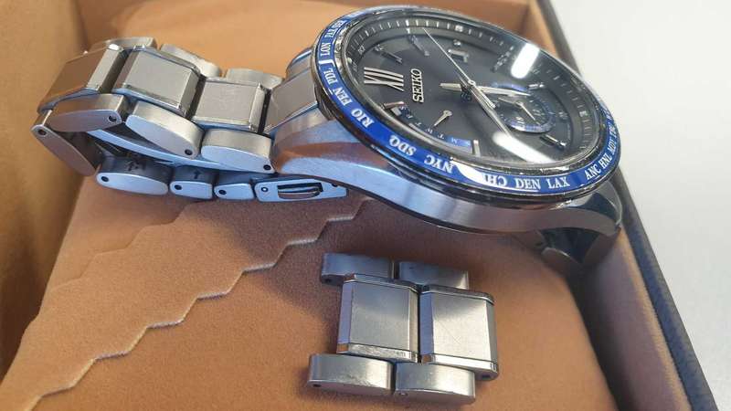 Titanium Seiko Brightz with ceramic bezel (Japanese import) **Limited edition**
