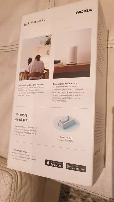 Nokia fastmile 5G + 2 x Nokia Beacon 3