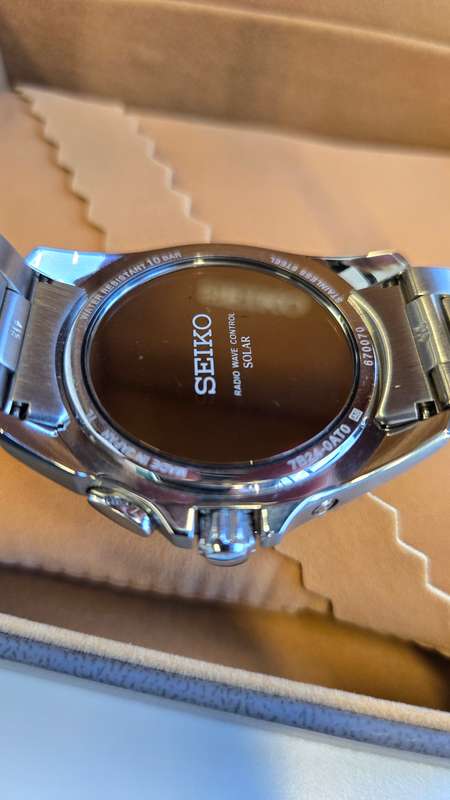 Seiko Brightz (SAGZ077) Solar Radio Wave Control Men's Watch (Imported from Japan)