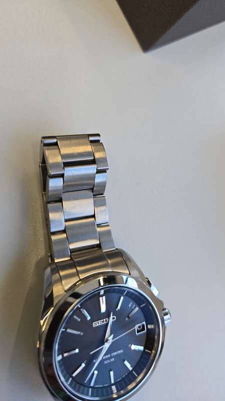 Seiko Brightz (SAGZ077) Solar Radio Wave Control Men's Watch (Imported from Japan)